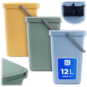 KADAX Zestaw koszy SYSTEMA Q COLLECT 12L jasny zie