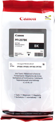 Canon Large Format Canon PFI-207 BK cartuccia nera