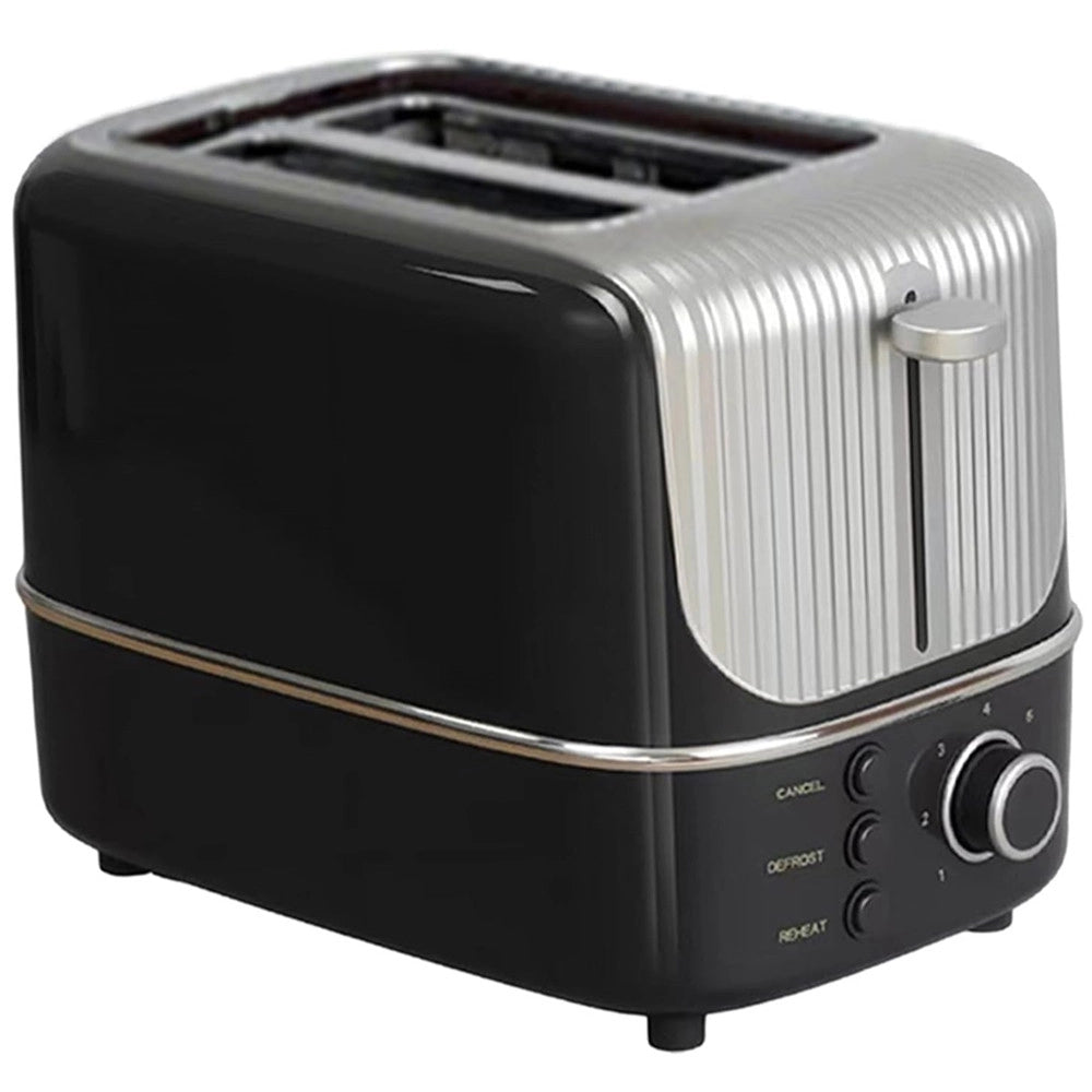 Trade Shop - Tostapane Elettrico A 2 Fette Compatto 800w Con 3 Funzioni 7 Temperature Regolabili -