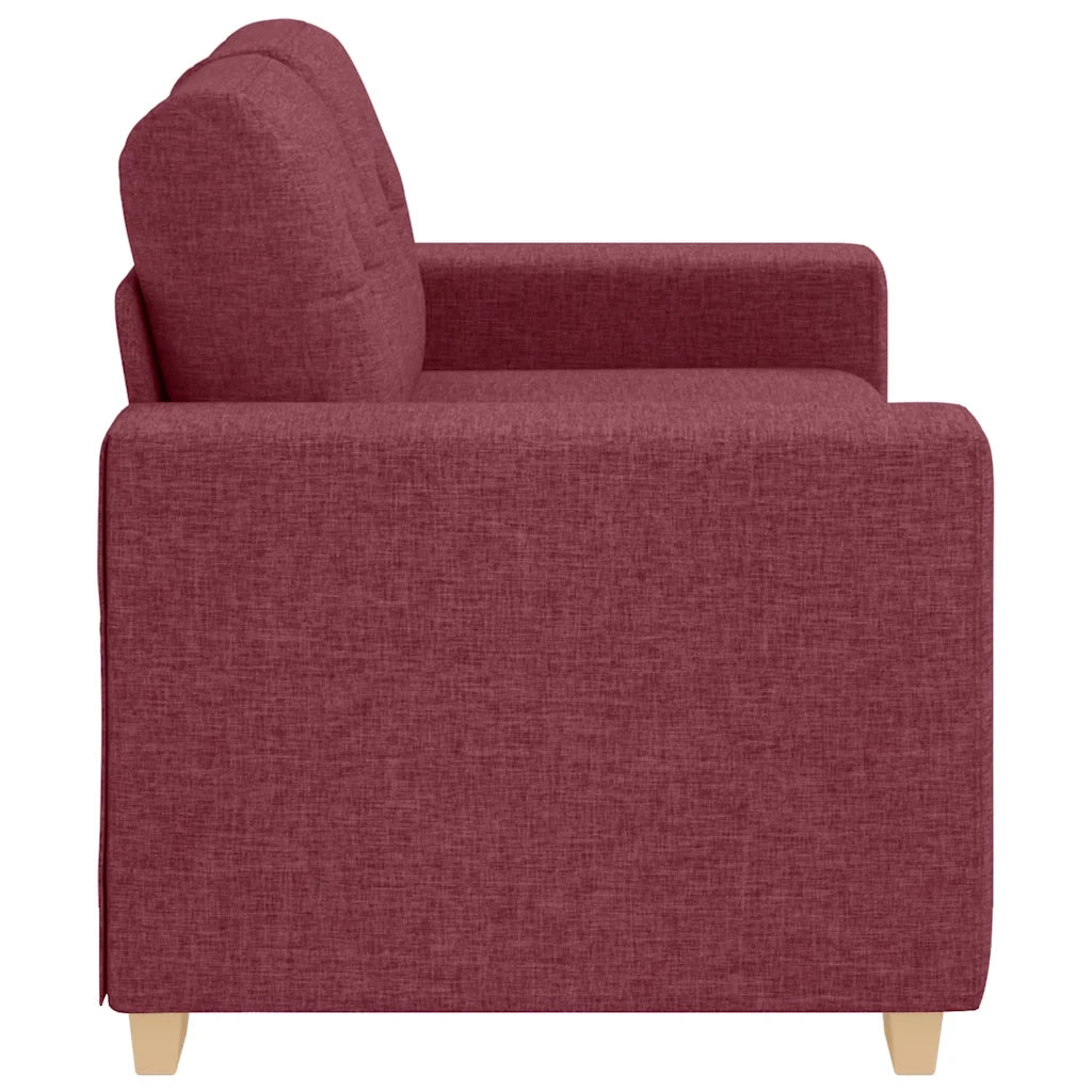 Divano Divanetto Rosso Vino 160x77x82 cm in Tessuto 4105071