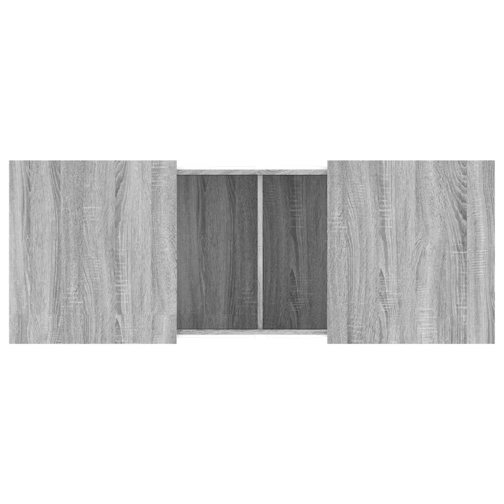 Tavolino da Salotto Grigio Sonoma 100x55x40cm Legno Multistrato
