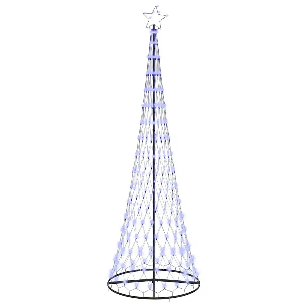 Albero di Natale LED con 355 LED Blu 302,5 cm Metallo