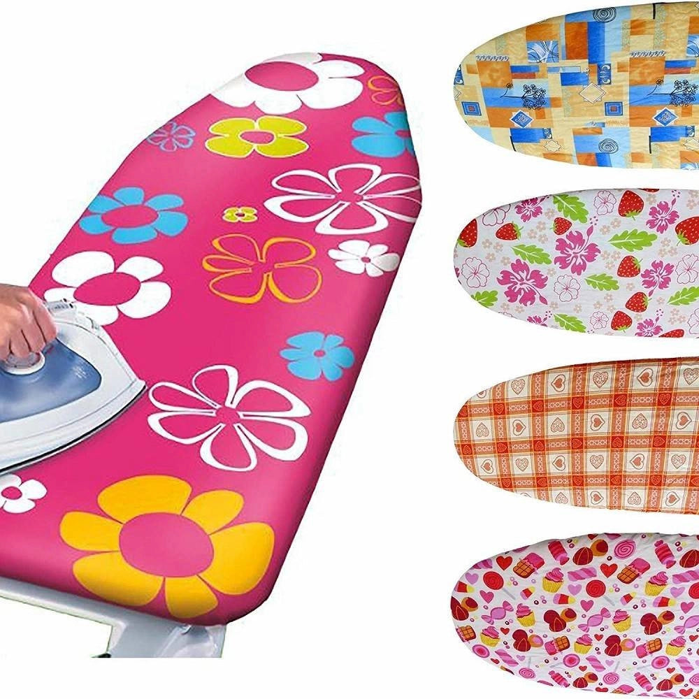Trade Shop - Copriasse Copertura Cover Asse Da Stiro Per Tavolo Da Stiro 140x50 Cm In Tela -