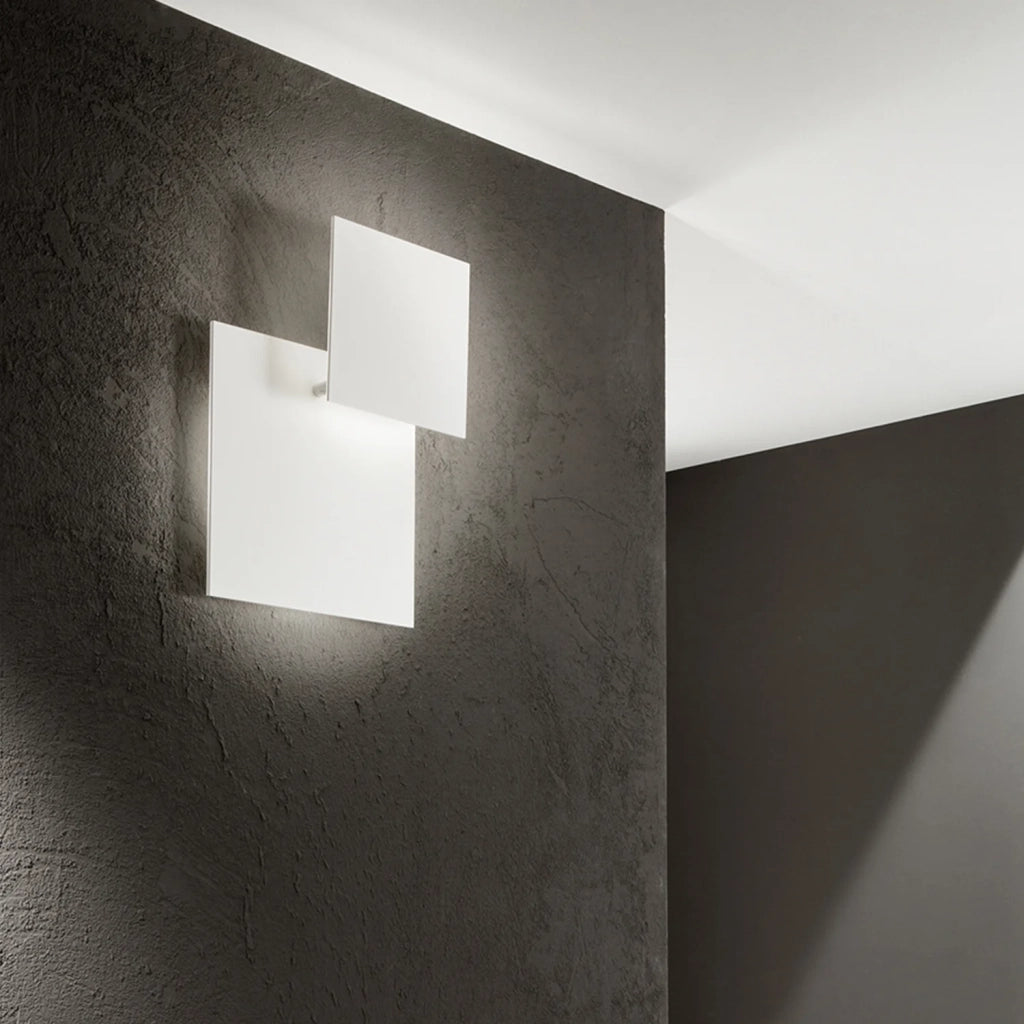 Applique Moderna Post Metallo Bianco Led 48W 3000K Ip20