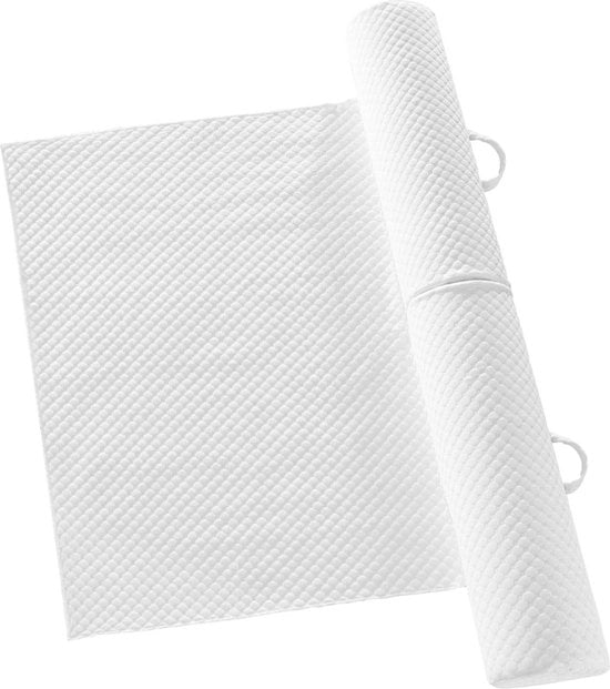 Protezione per letto - 1 pacchetto di protezione per letto portatile con maniglia - cuscinetti di sicurezza in gomma schiuma - impermeabile - cuscino antiscivolo - copertura lavabile in lavatrice