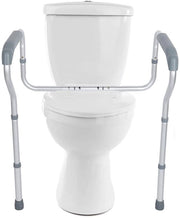 Supporto bagno 5-posizionale regolabile - Supporto bagno per anziani - Aiuto alla toilette - Piedini antiscivolo - Massimo 135 kg - Facile da installare - Sedia per bagno
