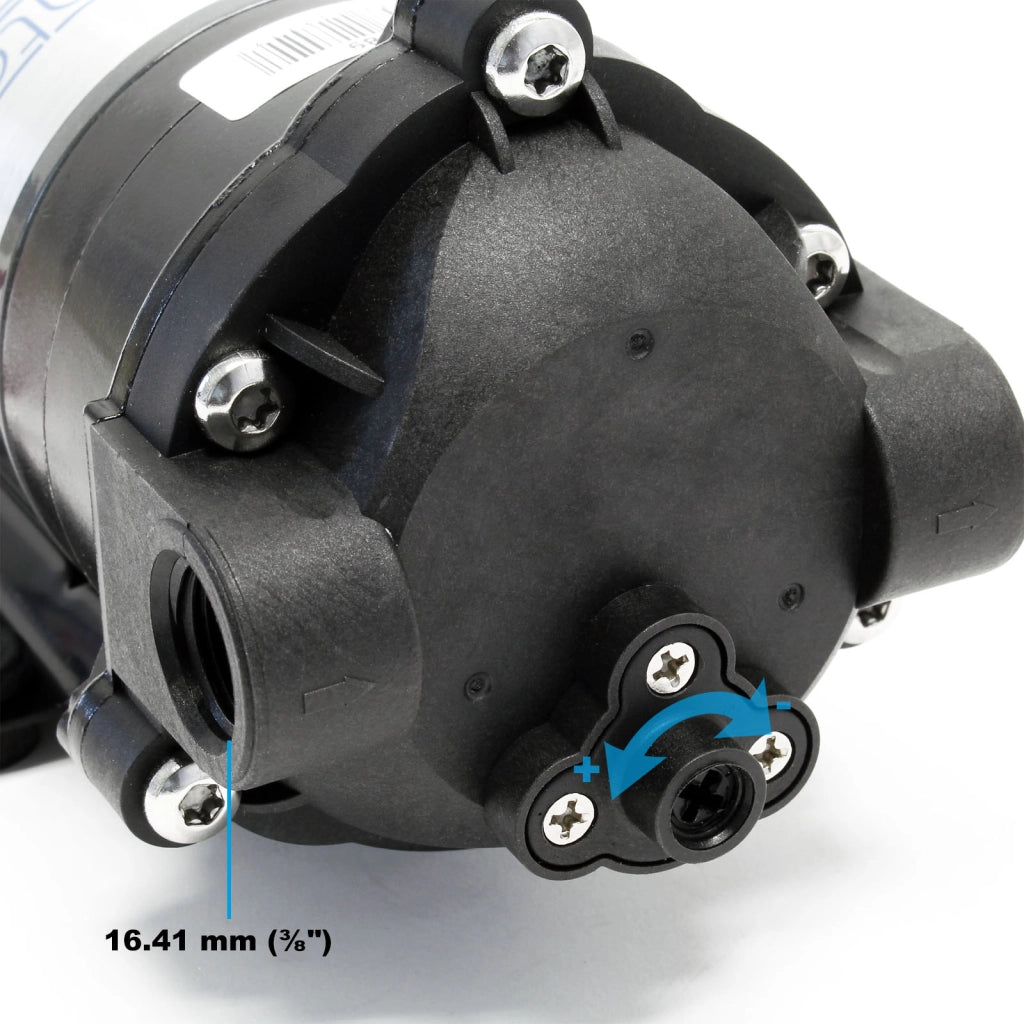 Pompa booster 500 GPD (1900l/giorno) 100W Pompa di spinta per sistemi a osmosi inversa