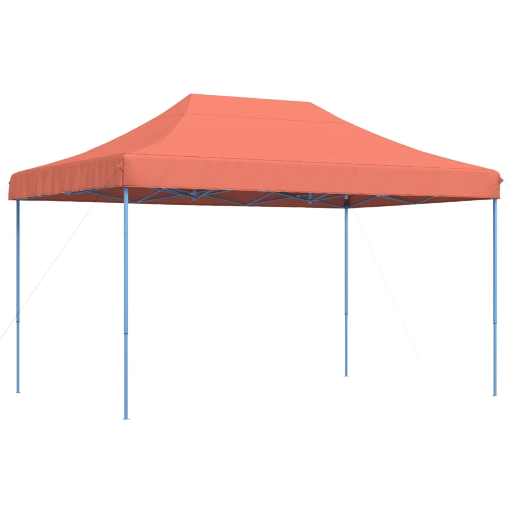 Tenda da Festa Pieghevole Pop-Up - Gazebo Terracotta 440x292x315 cm