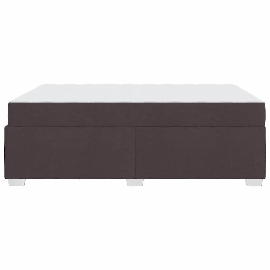vidaXL Struttura del letto Marrone scuro 140 x 200 cm Tessuto
