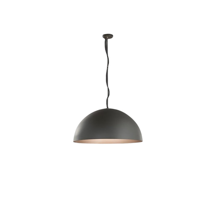 Sospensione Contemporanea Steel Metallo Grigio 1 Luce E27 Ip20 D60