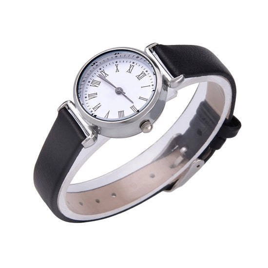 Orologio Donna - Mini Design - Cinturino Orologio Sostenibile in Pelle Sintetica - Movimento a Quarzo - Cassetta Orologio in Acciaio Leggero - Facile da Leggere - Orologio Donna