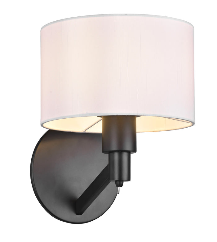 Applique da Interno Attacco E27 in Metallo Nero Opaco