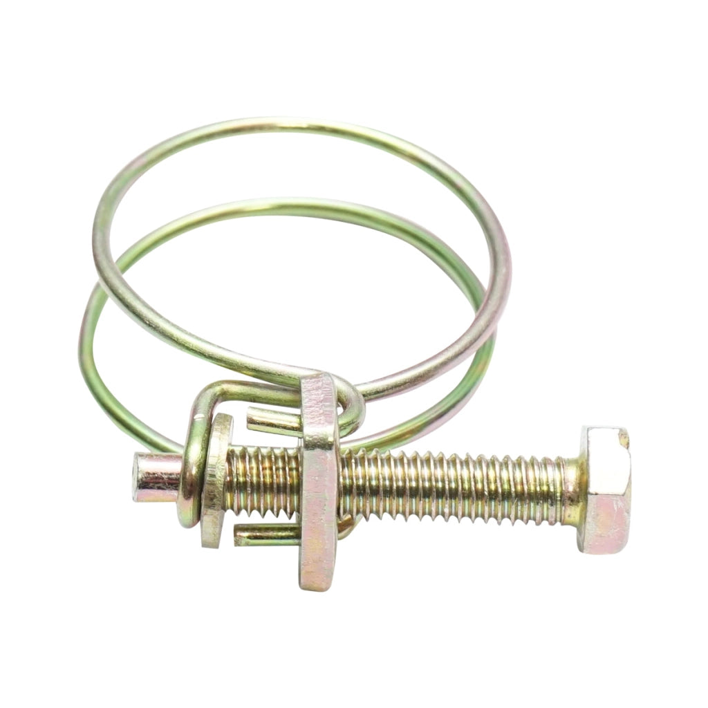 Fascetta stringicavo 26-30mm con vite M6x40mm per tubo flessibile Breckner Germany