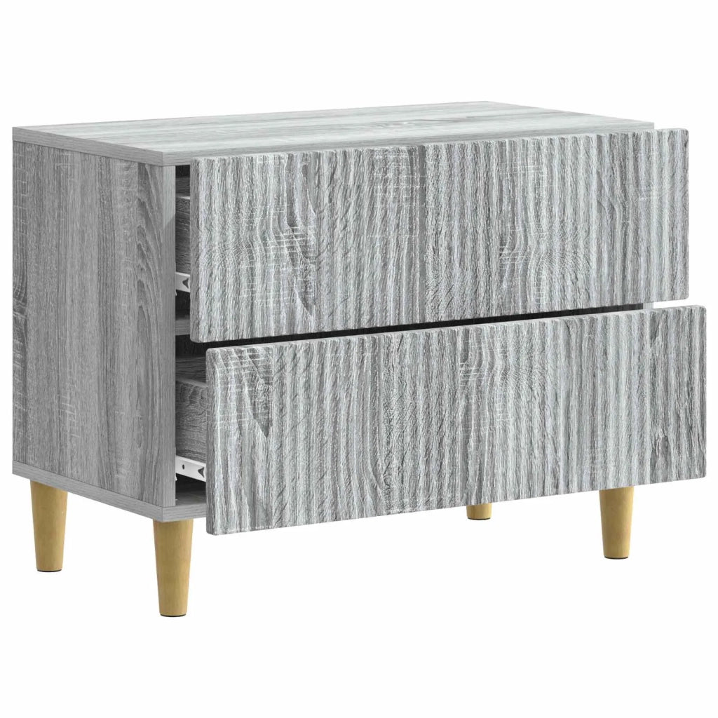 Armadio da Notte con cassetto Grigio Sonoma 62 x 34,5 x 48 cm 894551