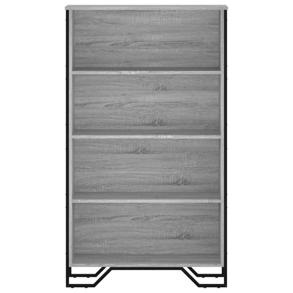 Libreria Grigio Sonoma 80x31x137,5 cm in Legno Multistrato 848632
