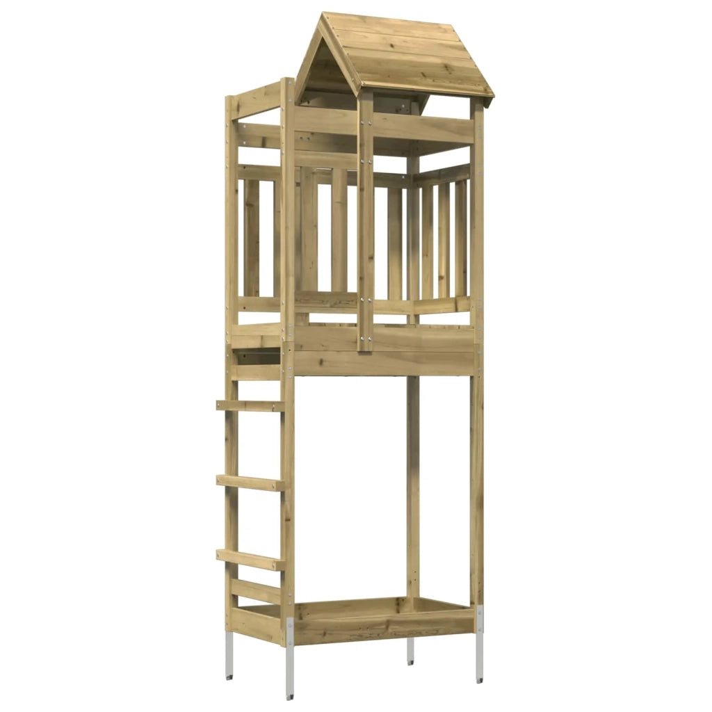 Torre da Gioco Marrone Legno Massello Impregnato 3417201