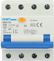 Chiusura automatica a terra 3 poli + neutro 32A C-kar 30mA (2015C32)