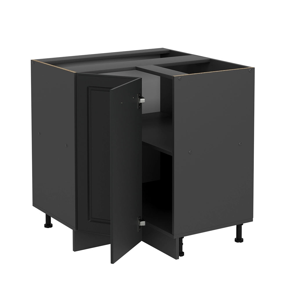 Mobile ad angolo cucina R-Line Antracite rustico/Antracite 75.6 cm PL Marmo Vicco
