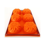 Trade Shop - Teglia In Silicone Alimentare Per Dolci Stampo 6 Stampi A Forma Di Girasoli -