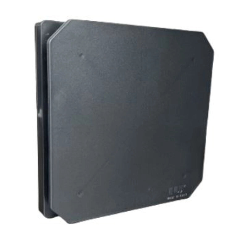 ASPIRATORE ELETTRICO LUX308  A MURO D 120 MM NERO