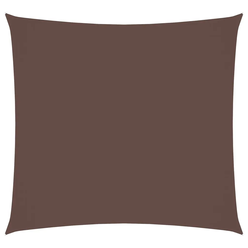Vela Parasole in Tela Oxford Quadrata 2,5x2,5 m Marrone 135796