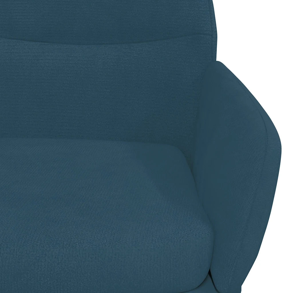 Poltrona Relax-Poltroncina Blu in Velluto 645447