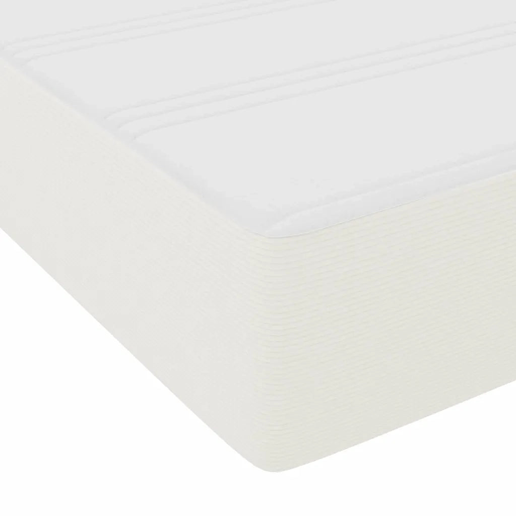 Struttura del letto con materasso-Giroletto Crema 100 x 200 cm Tessuto 318531