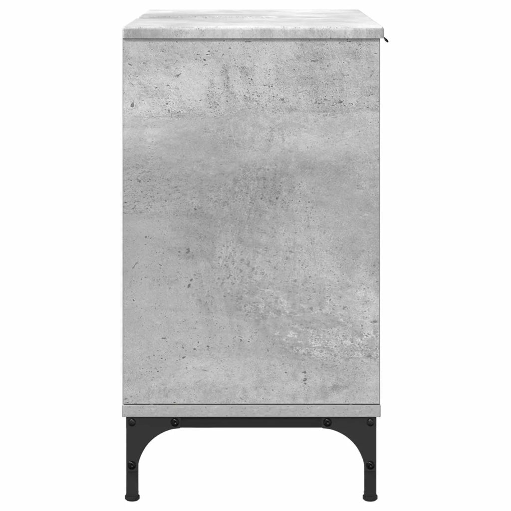 Armadio per Lavabo da Bagno Grigio cemento 60,5 x 33,5 x 61 cm 883417