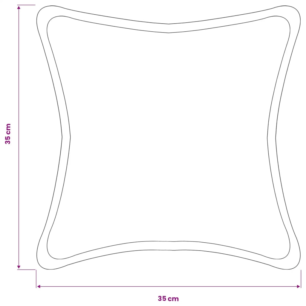 Federa 2 pcs HOUTEN Verde Scuro 35 x 35 cm Bouclé 916571