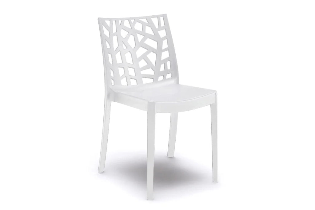 SEDIA IN POLIPROPILENE 'MATRIX' bianco  - BICA