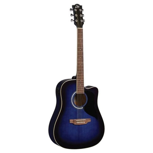 Chitarra acustica eko 06216630 ranger cw eq blue sunburst