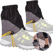 Gambe invernali acqua resistenti - Leggins per escursioni - Leggenda leggera per trail running - Adattamento regolabile - Nero