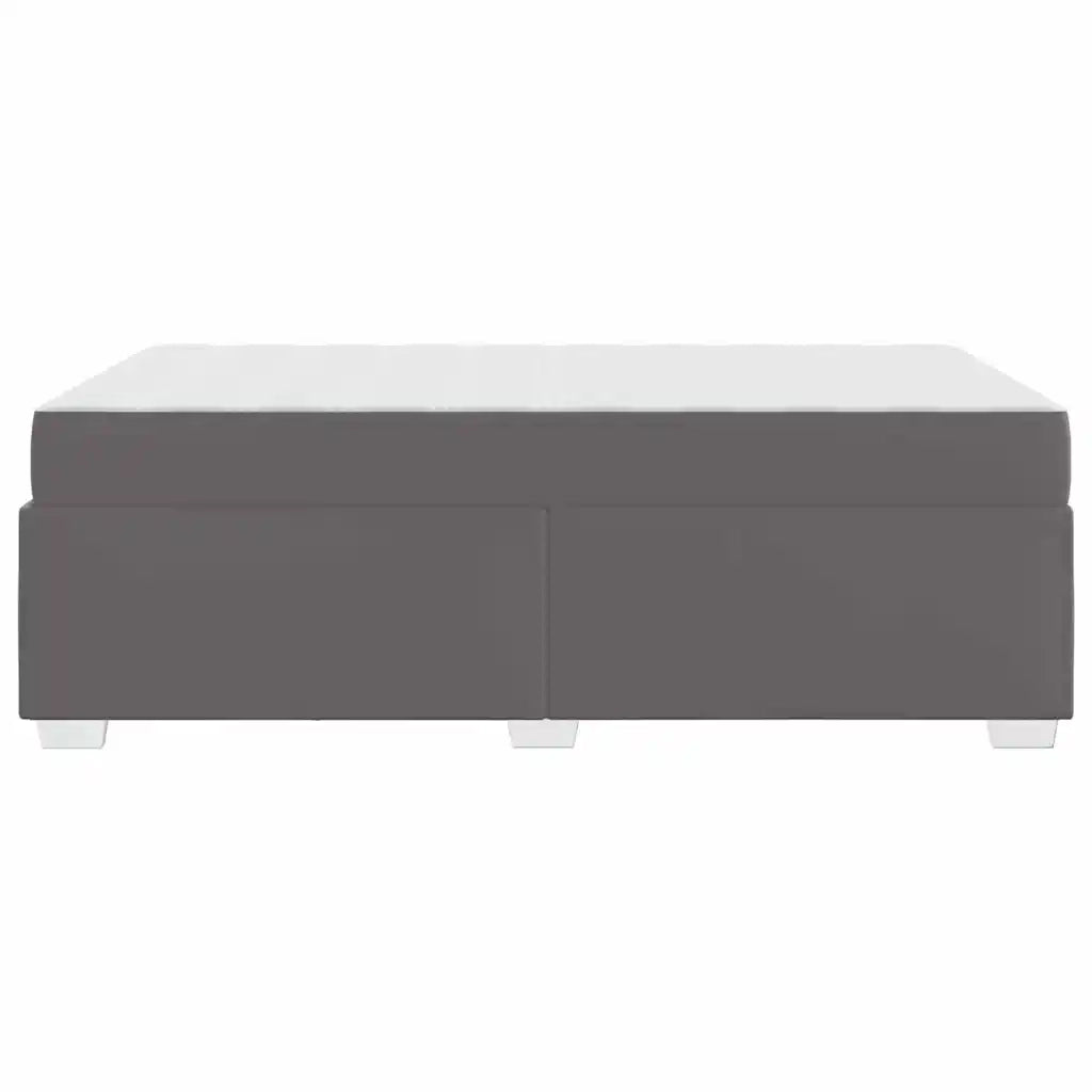 vidaXL Struttura del letto Grigio 120 x 190 cm Pelle sintetica