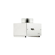Camera raccolta ceneri di 180 - de 230mm per tubo doppia parete in acciaio inox