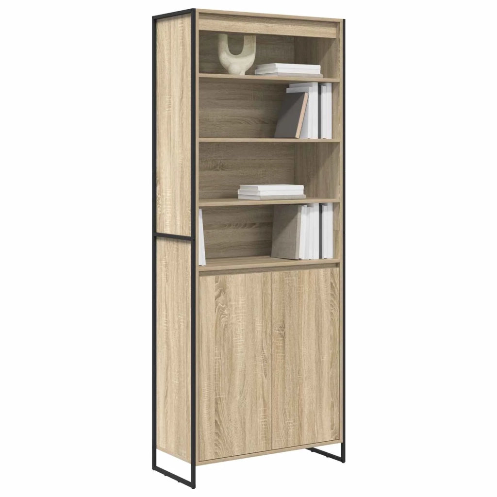 Armadi alti 2 pcs Sonoma 79 x 36 x 200 cm Legno multistrato