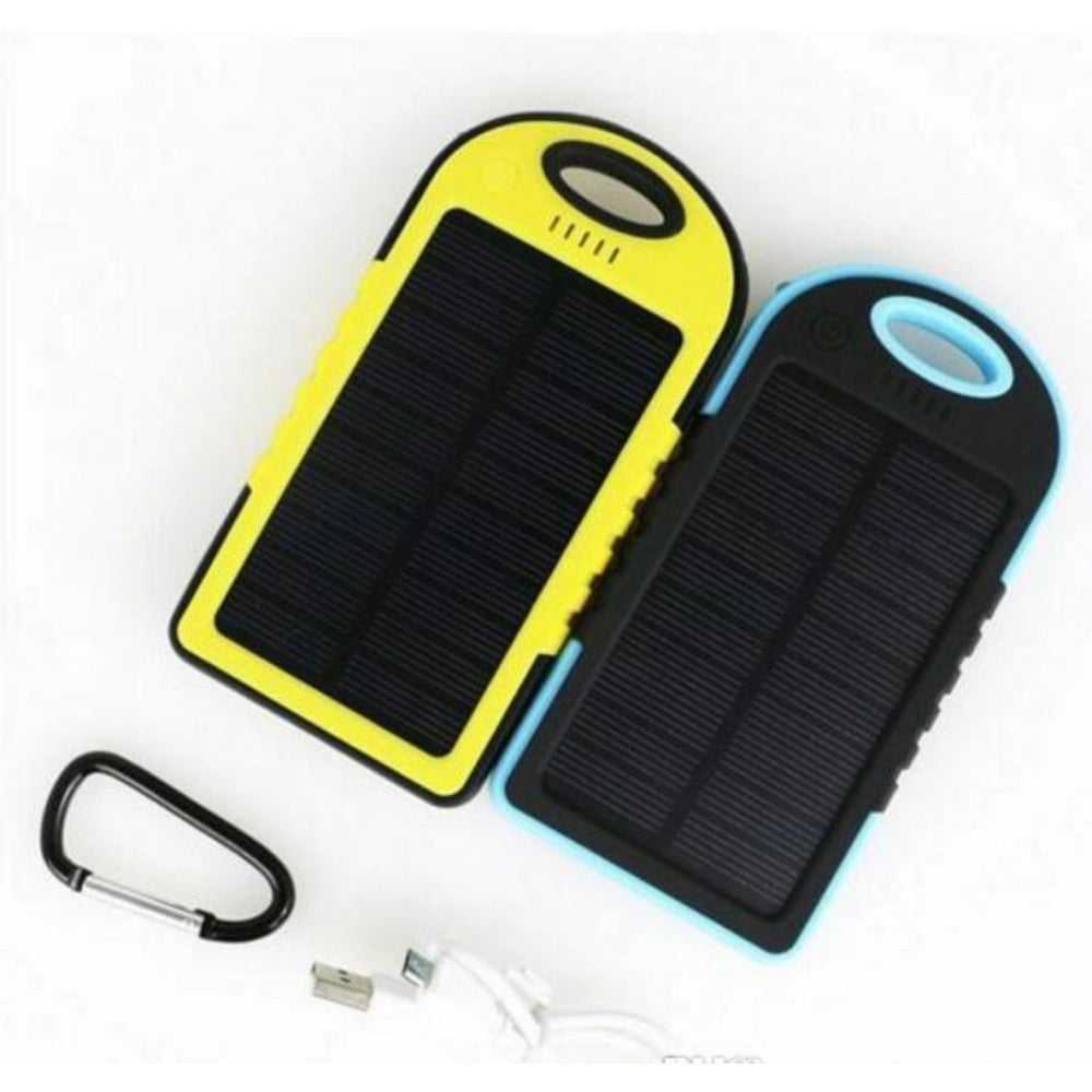 Trade Shop - Batteria Esterna Powerbank 8800 Mah Solare Luce Led Caricatore Smartphone -