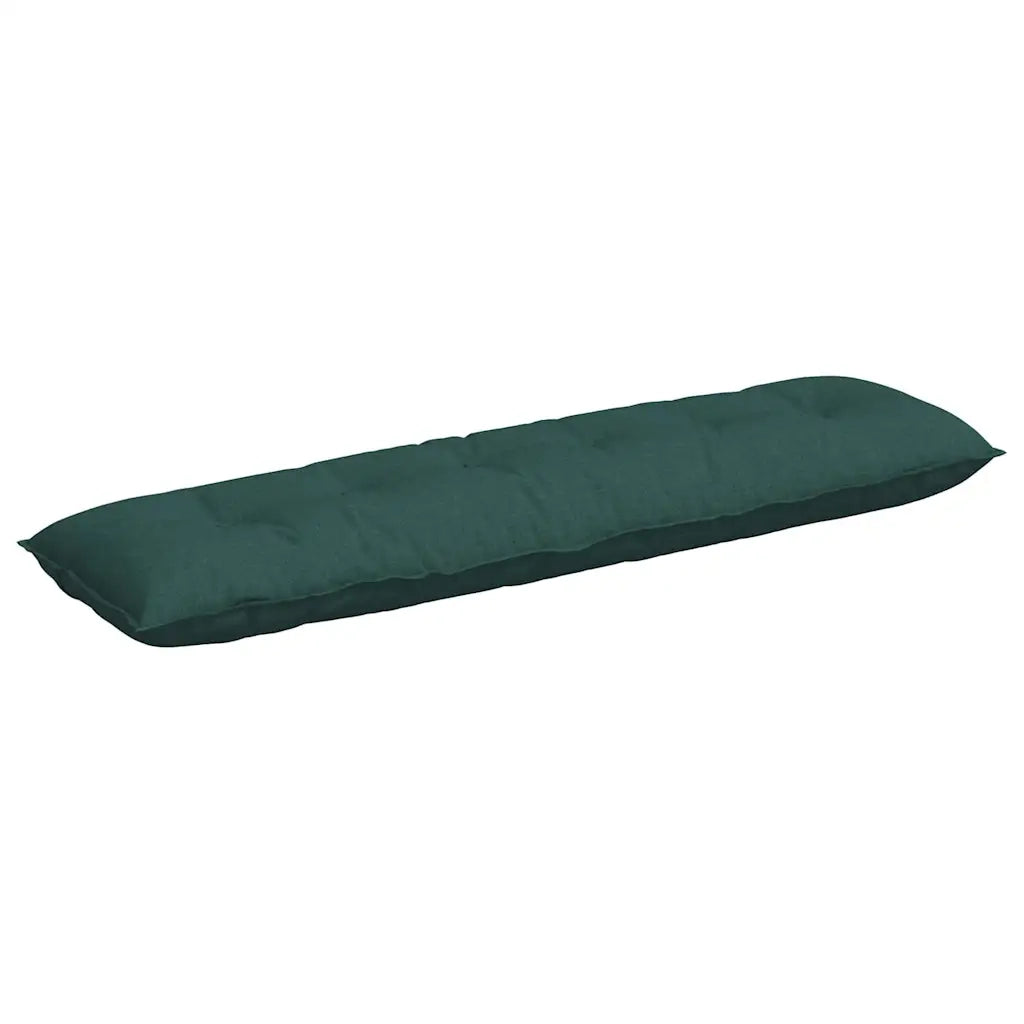 Cuscino per Schiena Verde Scuro 180 x 19 x 50 cm Tessuto