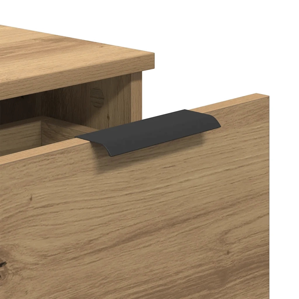 Credenza Rovere Artigianale 30x30x70 cm in Legno Multistrato 856957