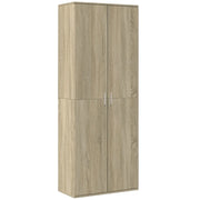 Credenza | Madia | Buffet da pranzo | Armadio da pranzo Rovere Sonoma 70x35x180 cm in Legno Multistrato
