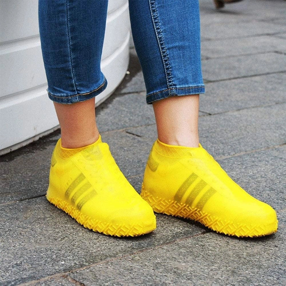 Trade Shop - Copri Scarpe Impermeabile In Silicone Antiscivolo Copriscarpe Lavabili Copertura -