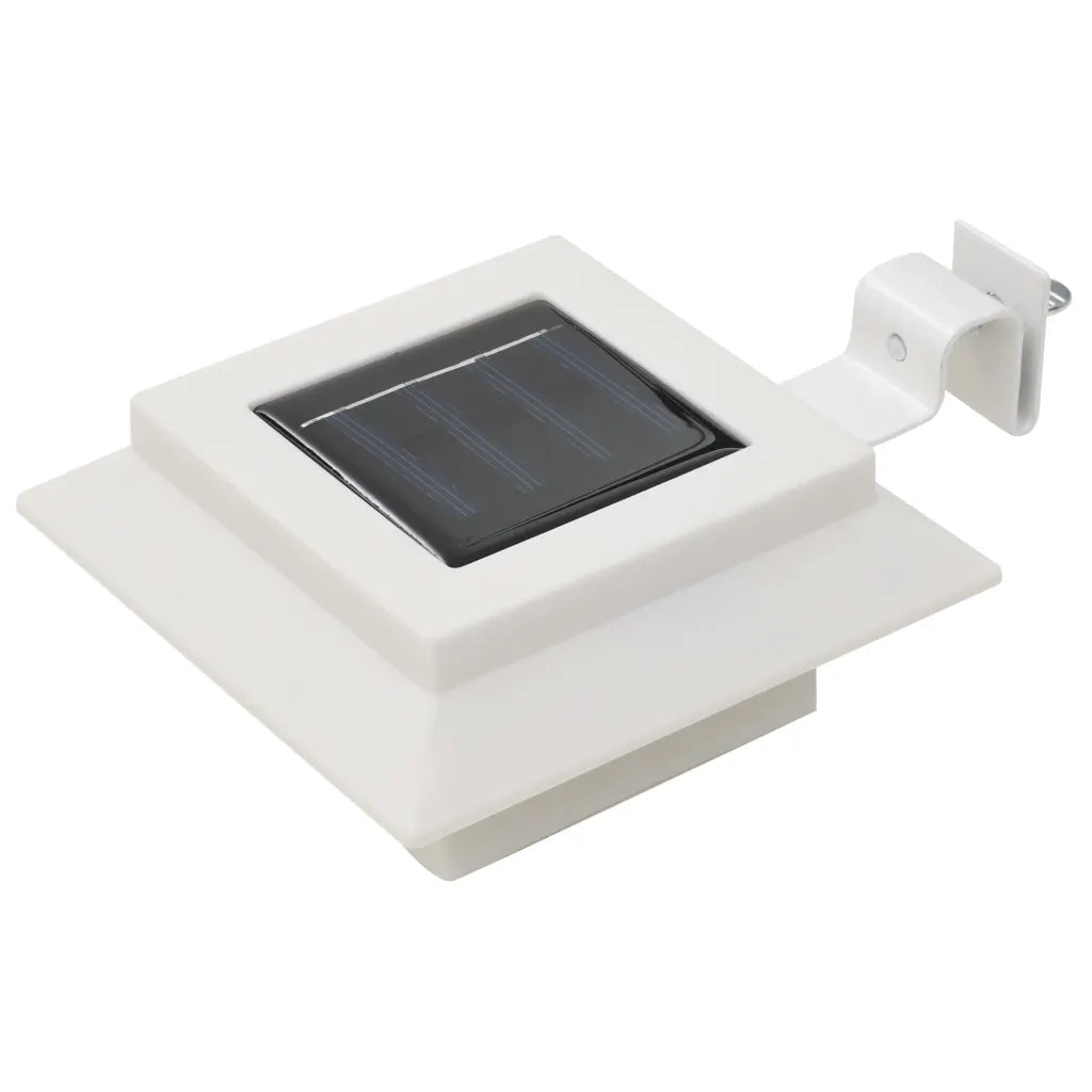 Lampade Solari da Esterni 6 pz a LED Quadrate 12 cm Bianco CFW3155651