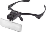 Vetrina con luce LED e Leva senza mani - 5 Lenti rimovibili per lettura e hobby