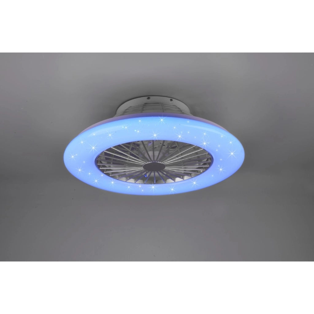 VENTILATORE PLAFONIERA LED RGB STRALSUND 30W 50CM