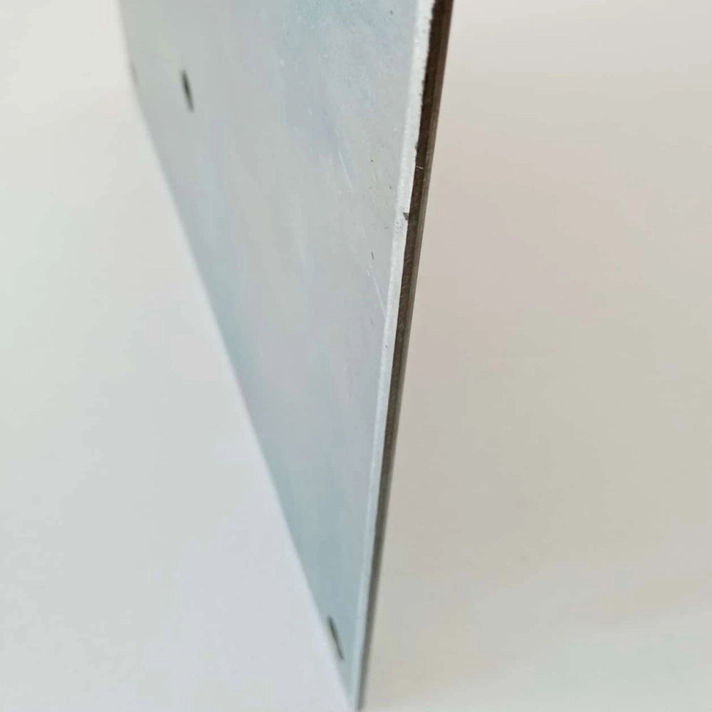 Piastra zincata 270x230mm per fissaggi a pavimento e muro