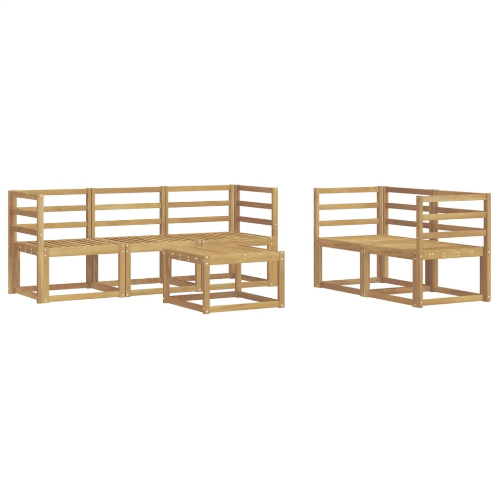 Set di divani da esterno 6 pcs Bianco 59 x 59 x 37 cm 3387228