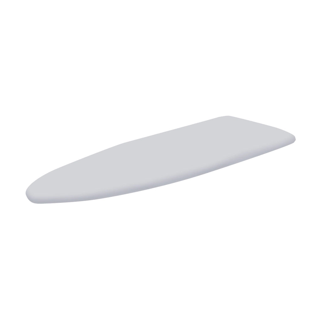 Copriasse Ricambio Asse da Stiro Ironfast e Star 114x36cm Cotone Spugna Feltro Grigio