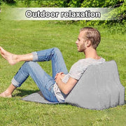 Sedile da giardino a sdraio con schienale, pieghevole e trasportabile - Impermeabile e con schienale