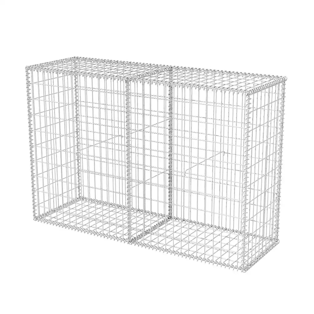 Gabbione in Rete in Acciaio Zincato 150x50x100 cm 142551