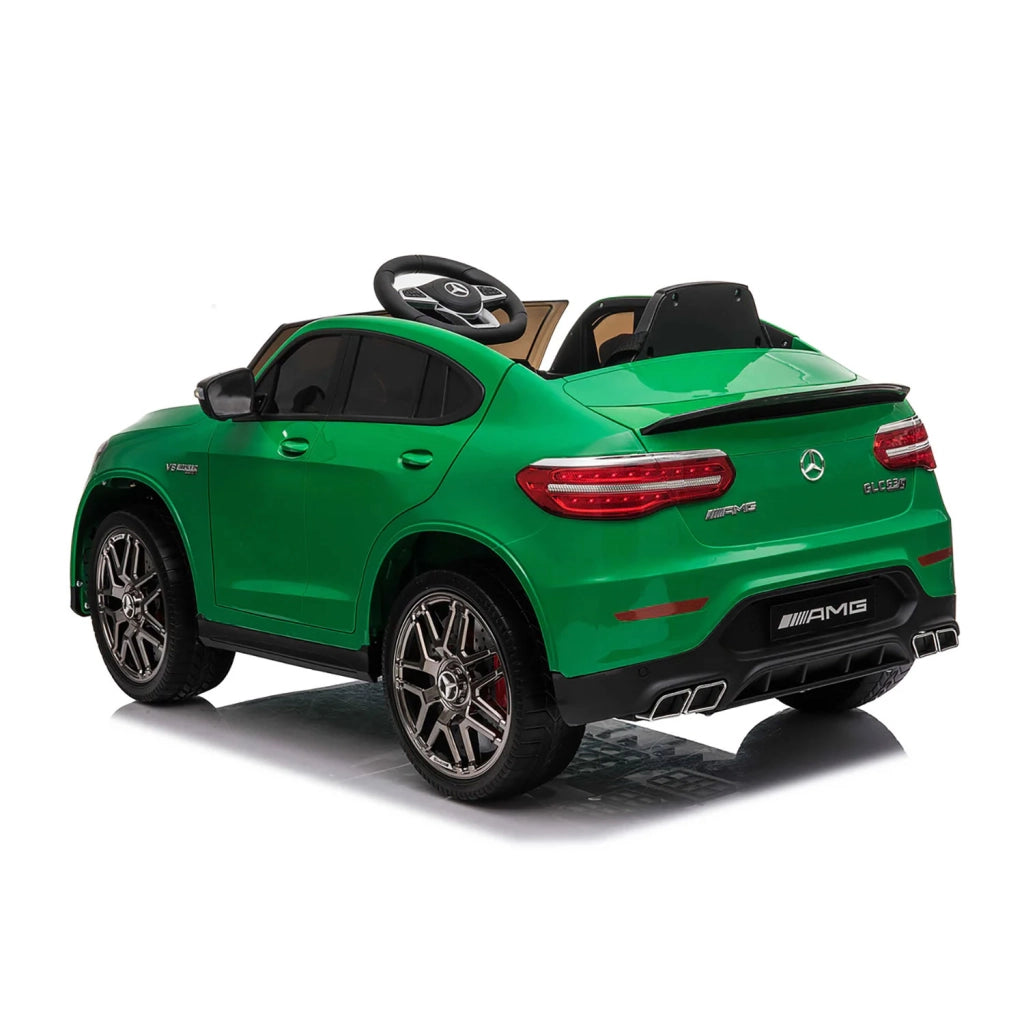 Macchina Elettrica per Bambini Licenza Ufficiale Mercedes AMG GLC63S Coupè 10,8V 5,4 Ah Verde