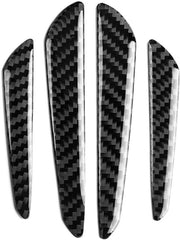Protezione Porta Carbone Fibra di Carbonio - 4 Pezzi - Protezione Bumper - Sicurezza Universale - Leggero - Materiale Duraturo